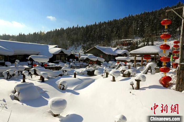 雪乡风景区的迷人雪景 黑龙江省文化和旅游厅供图 摄
